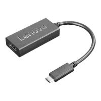 Lenovo Videoadapter - USB-C männlich zu HDMI weiblich - 24 cm - Schwarz - unterstützt 4K 60 Hz (3840 x 2160)